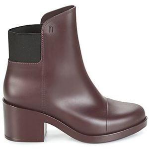 Melissa Elastic Boots in Bordeaux